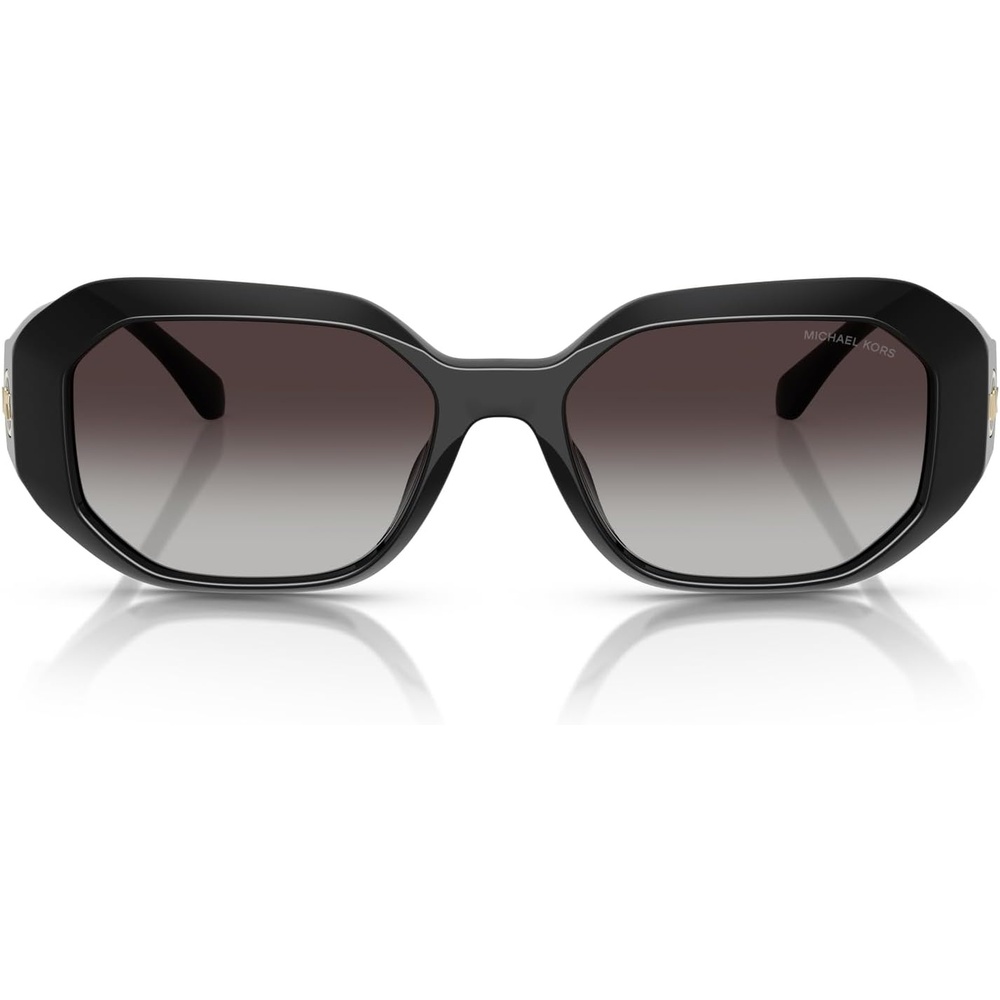 image:imageMichael Kors womens Mk2240u Siesta Key Universal Fit Rectangular SunglassesBlackDark Grey Gradient