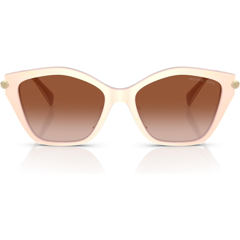 image:imageMichael Kors womens Mk2246u Catskills Universal Fit Butterfly SunglassesLight Sand LaminateLight Brown Gradient