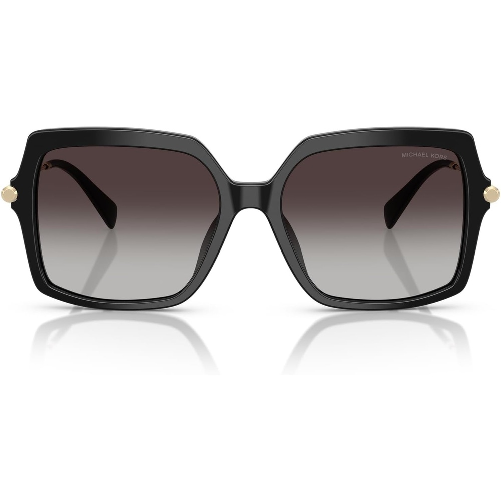 image:imageMichael Kors womens Mk2247u Quogue Universal Fit Square SunglassesBlackDark Grey Gradient