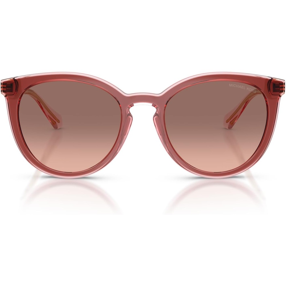 image:imageMichael Kors womens Mk2274u Tarifa Universal Fit Round SunglassesRosewoodBrown Pink Gradient Bio