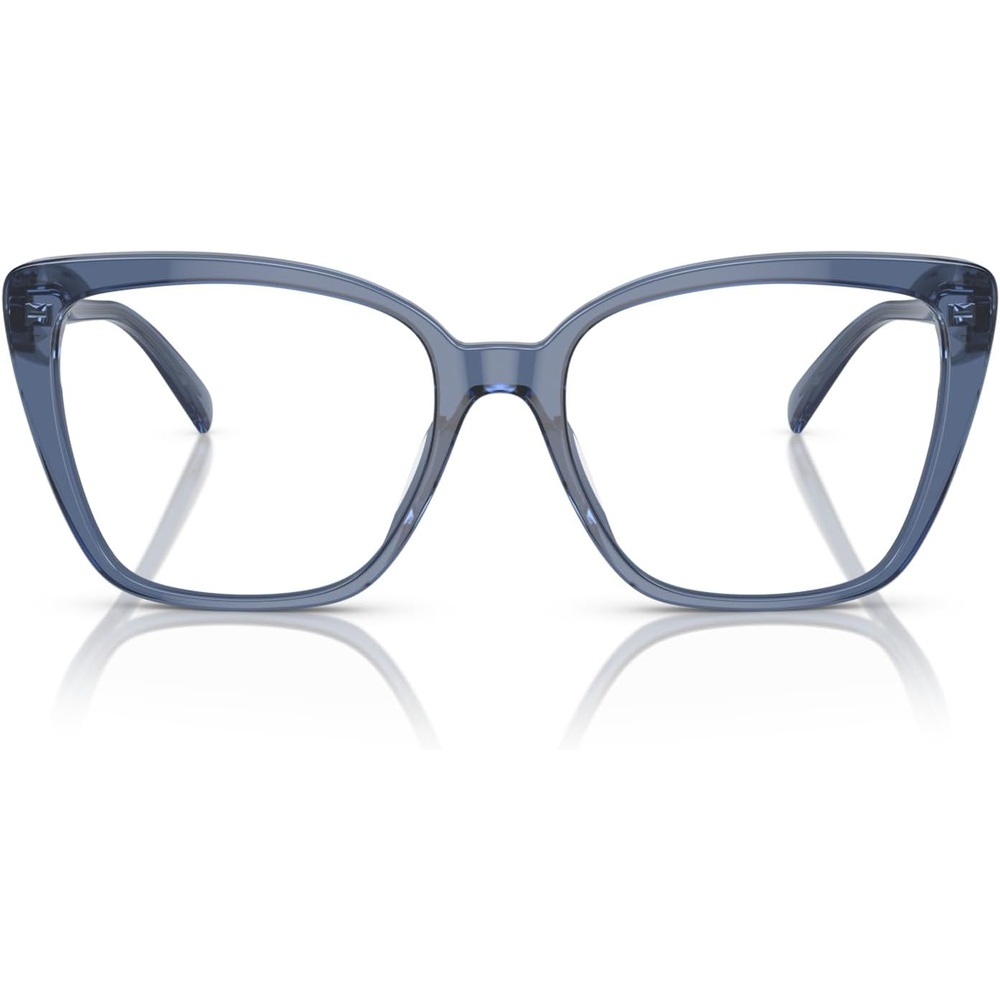 image:imageMichael Kors womens Mk4110u Avila Universal Fit Square Prescription Eyewear FramesBlue TransparentDemo Lens