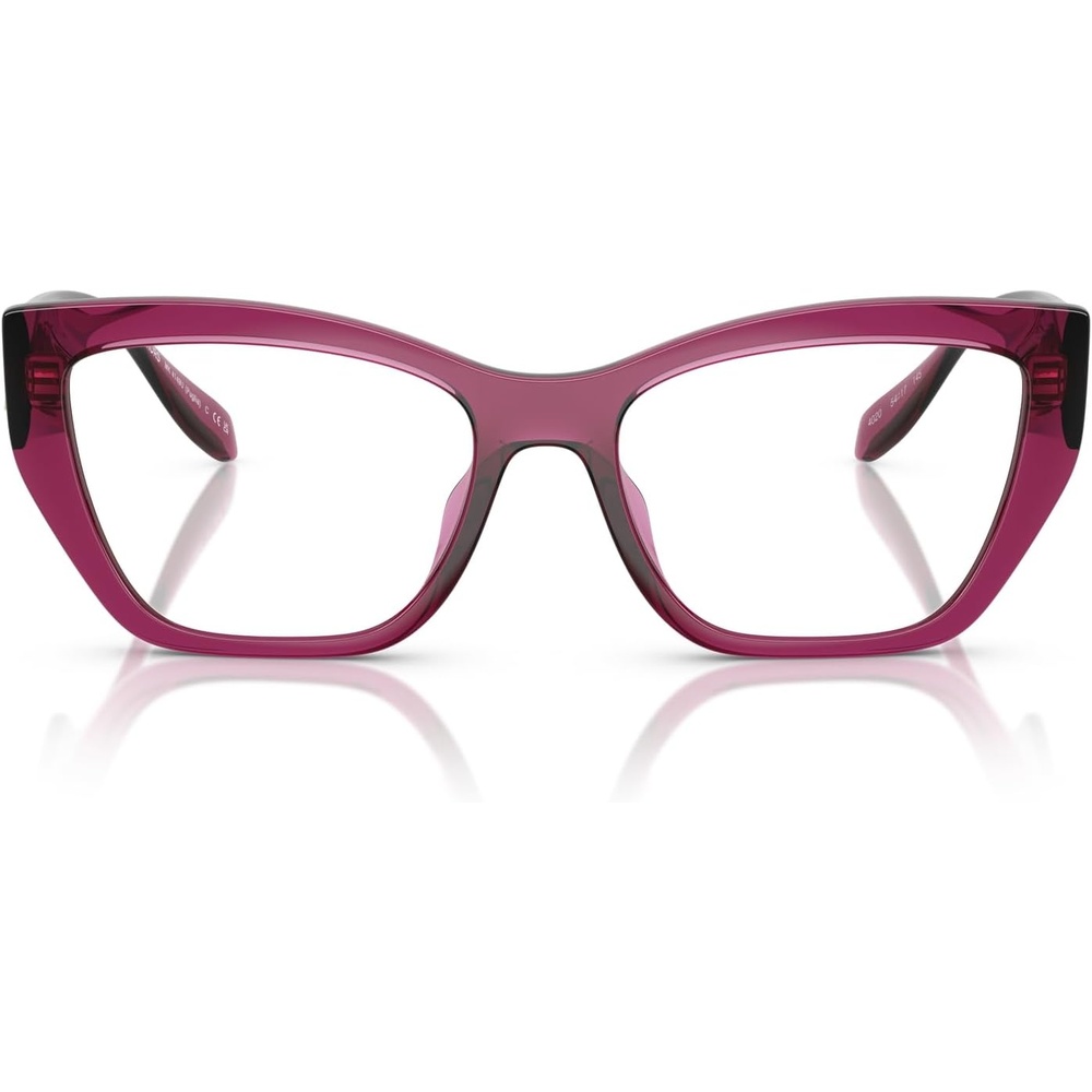 image:imageMichael Kors womens Mk4149u Puglia Universal Fit Rectangular Prescription Eyewear FramesBerry TransparentDemo Lens