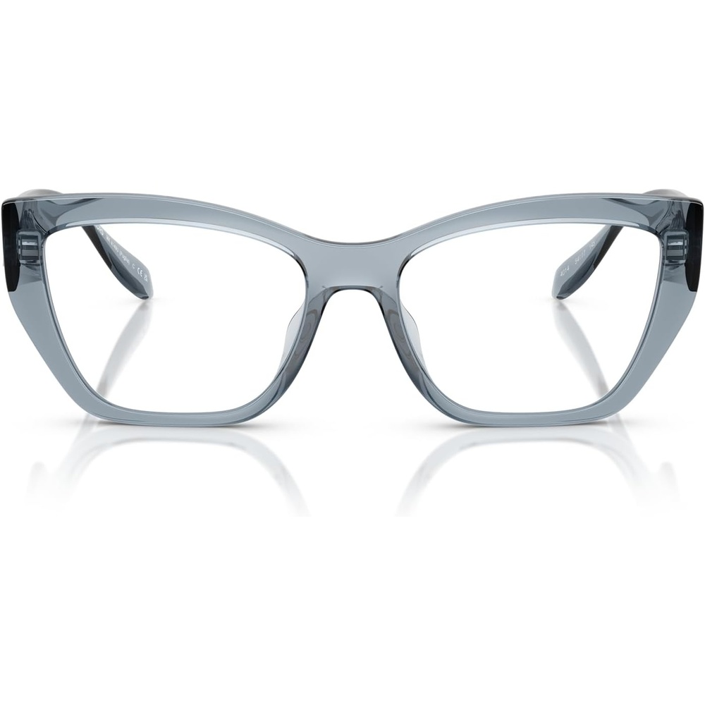 image:imageMichael Kors womens Mk4149u Puglia Universal Fit Rectangular Prescription Eyewear FramesDenim TransparentDemo Lens