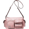 Silver-tone Hardware/Smokey Rose