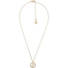 MK Circle Logo Pendant