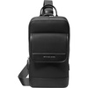 Silver-tone Hardware/Leather/Black