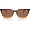 Amber Gradient/Brown Solid