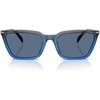 Grey Gradient/Blue Solid