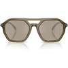Olive Transparent/Olive Mirrored