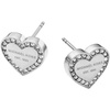 Silver Signature Heart