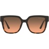 Black/Dark Tortoise/Grey Orange Gradient
