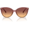 Dusty Rose Light Brown/Purple Amber Gradient