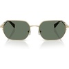 Light Gold Shiny/Green Solid