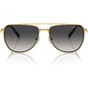 Shiny Gold/Light Grey Gradient