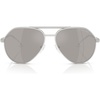Matte Silver/Silver Mirrored