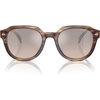 Brown Horn/Brown Gradient Black Mirrored
