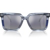Blue Horn/Blue Mirrored Gradient