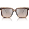 Brown Horn/Brown Gradient Black Mirrored