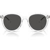 Clear/Dark Grey Solid