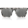 Grey Tortoise/Grey Mirrored Silver Gradient