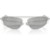 Silver Shiny/Silver Mirrored