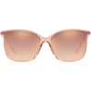 Pink Transparent/Rose Gold Gradient Mirrored