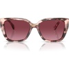 Pink Pearlized Tortoise/Burgundy Gradient