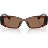 Brown Transparent/Brown Solid