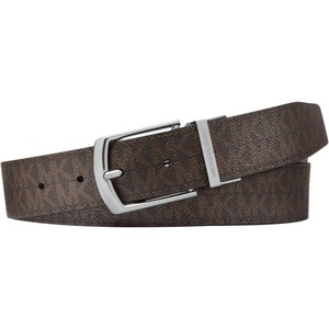 Michael Kors 34MM Reversible Logo Dress Belt(Brown/Black)