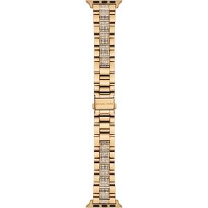 Michael Kors Band for Apple Watch; Stainless Steel Smart Watch Bands for Women; Compatible with Apple Watch 38mm, 40mm, 41mm(Gold)