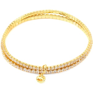 Michael Kors Gold Bracelet for Women; Bracelets; Jewelry for Women(Gold Stretch)