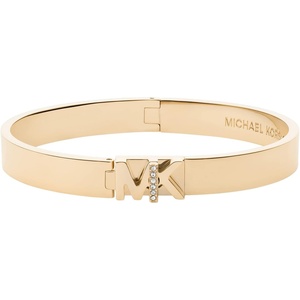 Michael Kors Gold Bracelet for Women; Bracelets; Jewelry for Women(MK Logo Turnlock)