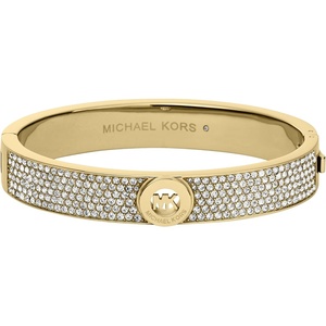 Michael Kors Gold Bracelet for Women; Bracelets; Jewelry for Women(Pavé Fulton Hinge)