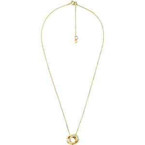Michael Kors Gold-Tone Necklace; Sterling Silver Necklaces; Jewelry for Women(Circle Pavé)