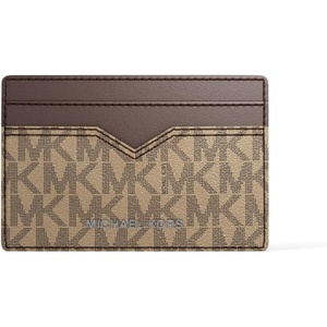 Michael Kors Hudson Notched Card Case, Husk Signature(Husk Signature)