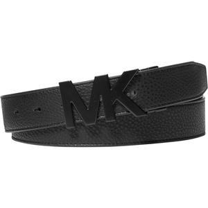 Michael Kors Men’s 31mm Reversible MK Buckle Belt(Tonal Hardware/Mk Signature/Black)