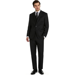 Michael Kors Men’s 3-Piece Classic Fit Suit Separates | Pants | Weddings & Formal Events (Jackets & Vests Sold Seperately)(Black)