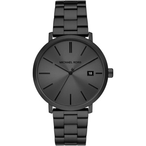 Michael Kors Men’s Blake Stainless Steel or Leather Watch(Black)