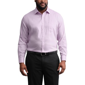 Michael Kors Mens Dress Shirt Travel Stretch Tall Fit (Big and Tall)(Dusty Pink)