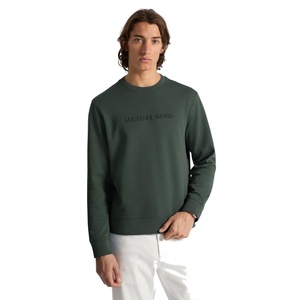 Michael Kors Men’s Embossed Logo Crewneck Sweatshirt(Ivy)