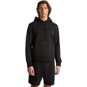 Michael Kors Men’s Embossed Logo Hoodie(Black)