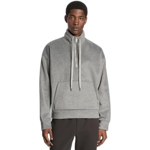 Michael Kors Men’s Flannel Quarter Zip(Ash Melange)