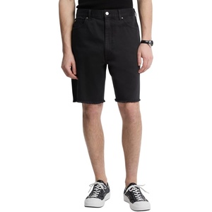 Michael Kors Men’s Frayed Denim Short(Black)