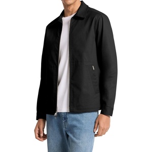 Michael Kors Men’s Full Zip Bedford Cord Jacket(Black)