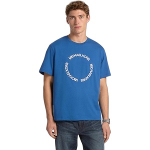Michael Kors Men’s Graphic T-Shirt(Circle Logo/Marine Blue)
