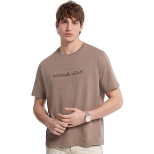 Michael Kors Men’s Graphic T-Shirt(Emboss Logo/Chestnut)