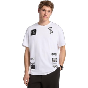 Michael Kors Men’s Graphic T-Shirt(Ski Logo/White)