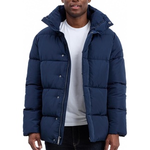 Michael Kors Men’s Heavyweight Puffer Jacket, Cold Weather Puffer, Winter Jackets for Men(Midnight)