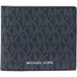 Michael Kors Men’s Hudson Billfold with ID, Birch(Admiral Blue)