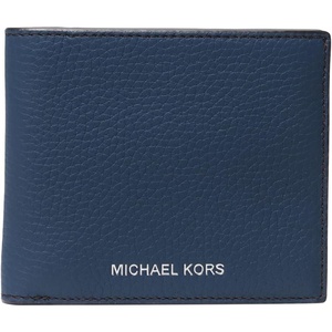 Michael Kors Men’s Hudson Billfold with ID, Birch(Navy)